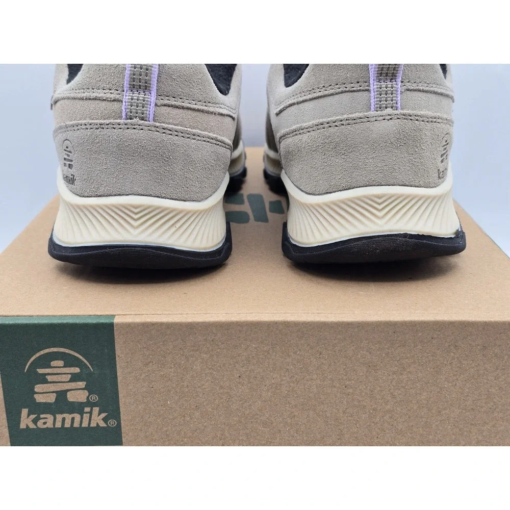 Kamik Women's Terrain Fall Shoes Waterproof -suede Upper - Gray Green - Sz 7 NIB